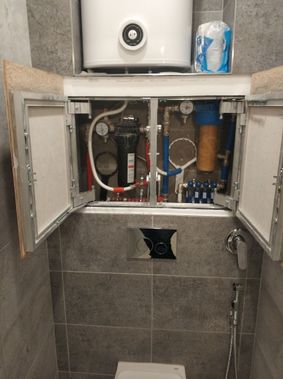 Люк под плитку Секрет 3.0, 2 створки 1250*450 Люк под плитку Секрет 3.0, 2 створки 1250*450