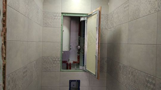 Люк под плитку Нажимной Секрет-Лайт 500*350 Люк под плитку Нажимной Секрет-Лайт 500*350