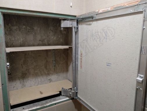 Люк под плитку Нажимной Секрет-Лайт 500*350 Люк под плитку Нажимной Секрет-Лайт 500*350