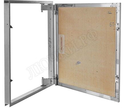 Люк под плитку Нажимной Секрет-Лайт 500*350, 1 створка Люк под плитку Нажимной Секрет-Лайт 500*350, 1 створка