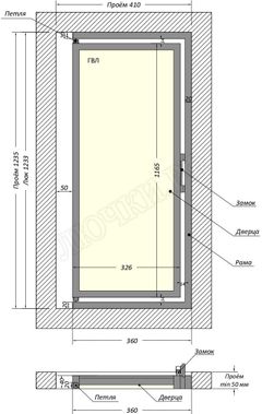 Люк под плитку Шагма для плитки 400*1200 (требуемый размер проема 410*1235, размер люка 360*1233) Люк под плитку Шагма для плитки 400*1200 (требуемый размер проема 410*1235, размер люка 360*1233)