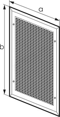 с перфорацией 3*5 мм накладная 300*300, бронза антик с перфорацией 3*5 мм накладная 300*300, бронза антик